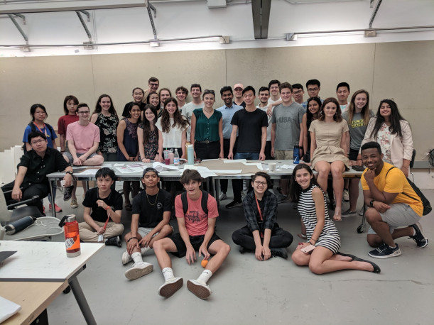 Summer College Architecture students and instructors