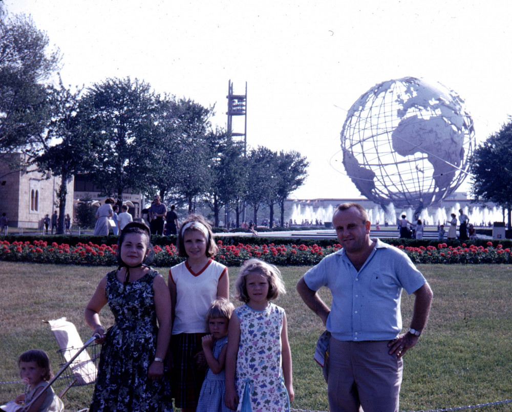 The Czerniak family at the 1964-1965 New York World's Fair.