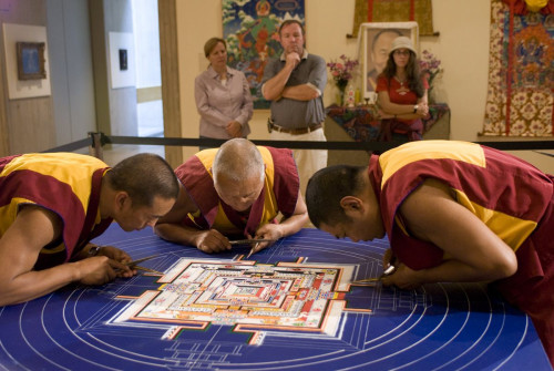 A Sand Mandala at Cornell