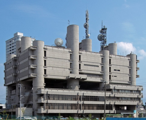Kenzo Tange, Yamanashi Broadcasting Building, 1966