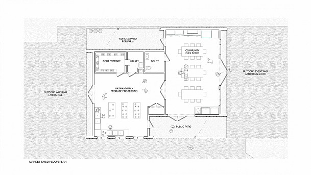 Brady Farm Market Shed Floor Plan